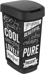 Kosz na śmieci swing Rotho TWIST HIPSTER 50l