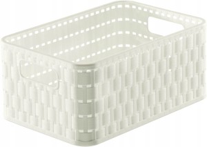 Koszyk na akcesoria Rotho COUNTRY A6+ 4l biały