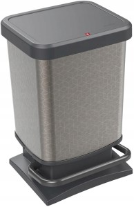 Kosz na śmieci z pedałem Rotho PASO 20l hexagon