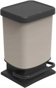 Kosz na śmieci z pedałem Rotho PASO 20l cappuccino