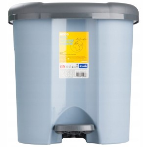 Kosz na śmieci z pedałem Rotho Duo 20l niebieski