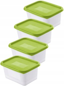 Zestaw pojemników do zamrażarki Rotho 4x0,75l