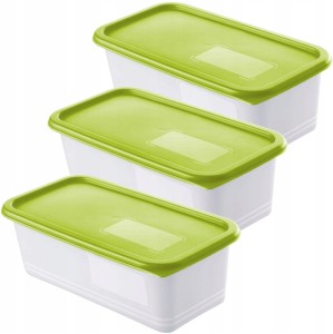 Zestaw pojemników do zamrażarki Rotho 3x1,2l