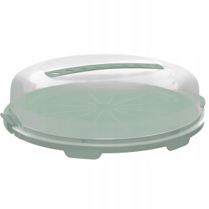 Pojemnik na ciasto tort Rotho FRESH - turkusowy