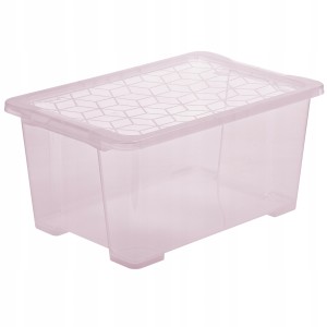 Pojemnik uniwersalny Rotho EVO EASY 44l - różowy