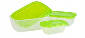 Zestaw pojemników do żywności Rotho Sunshine