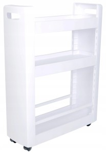 Regał na kółkach EDA Mobilo biały