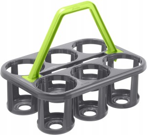 Koszyk na butelki Rotho Basic antracytowy