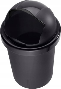 Kosz na śmieci Rotho ROLL BOB 30l czarny