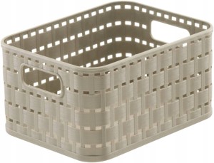 Koszyk na akcesoria Rotho COUNTRY A6 2l cappuccino