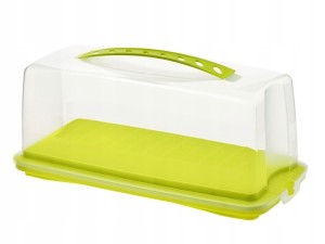 Pojemnik na ciasto tort Rotho FRESH limonka