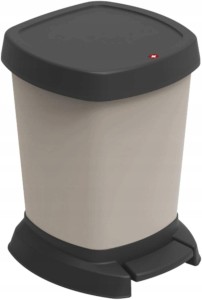 Kosz na śmieci z pedałem Rotho PASO 6l cappuccino