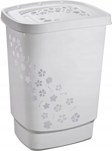 Kosz na pranie bieliznę Rotho FLOWERS 55l