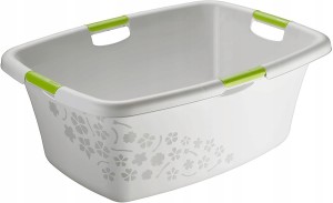 Kosz na pranie bieliznę Rotho FLOWERS 50l