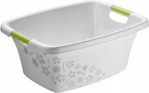 Kosz na pranie bieliznę Rotho FLOWERS 25l