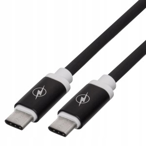 Kabel USB Typ C-USB Typ C HQCABLE CC-10 Czarny 1m