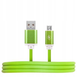 Kabel USB-micro USB HQCABLE 1m MB10 - zielony