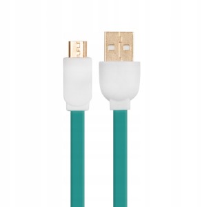 Kabel USB-MICRO USB HQCABLE MBFL-20 Zielony 2m