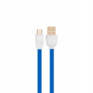 Kabel USB HQCABLE MBFL-10 Niebieski 1m